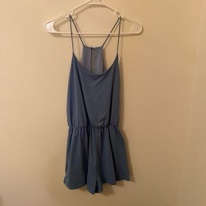 Blue romper size medium
